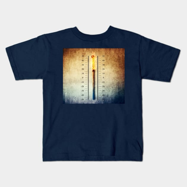 thermometer Kids T-Shirt by psychoshadow